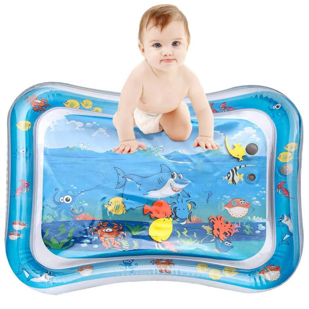 Dmuchana mata wodna do zabawy, sensoryczna aktywność tummy time
