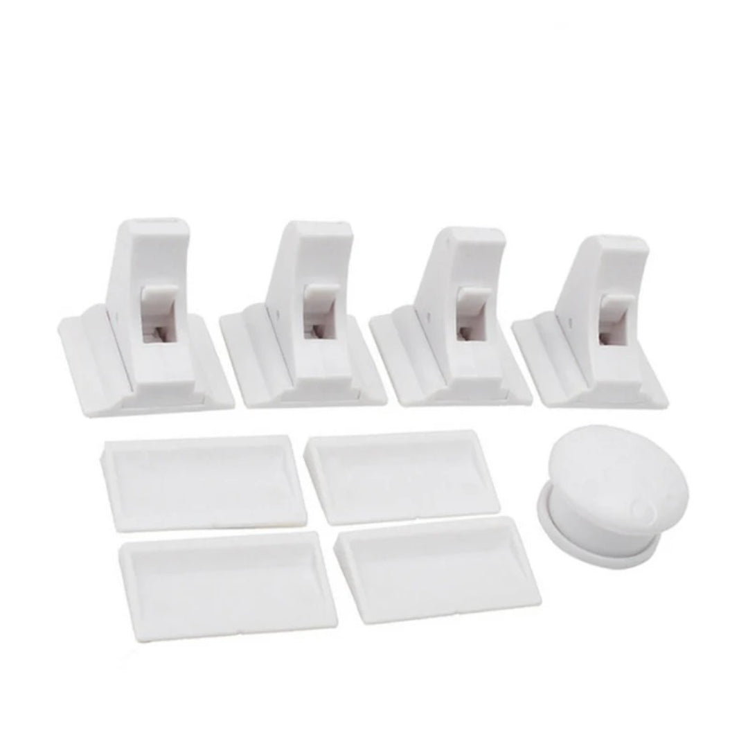 Niewidoczna blokada dziecięca, magnetyczne zamki do szafek i szuflad bez wiercenia