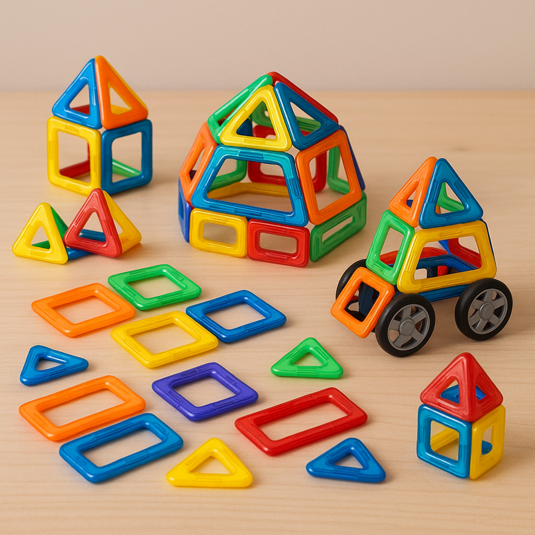 Magnetyczny Zestaw Konstrukcyjny – Magnetyczne Kształty do Kreatywnej Zabawy