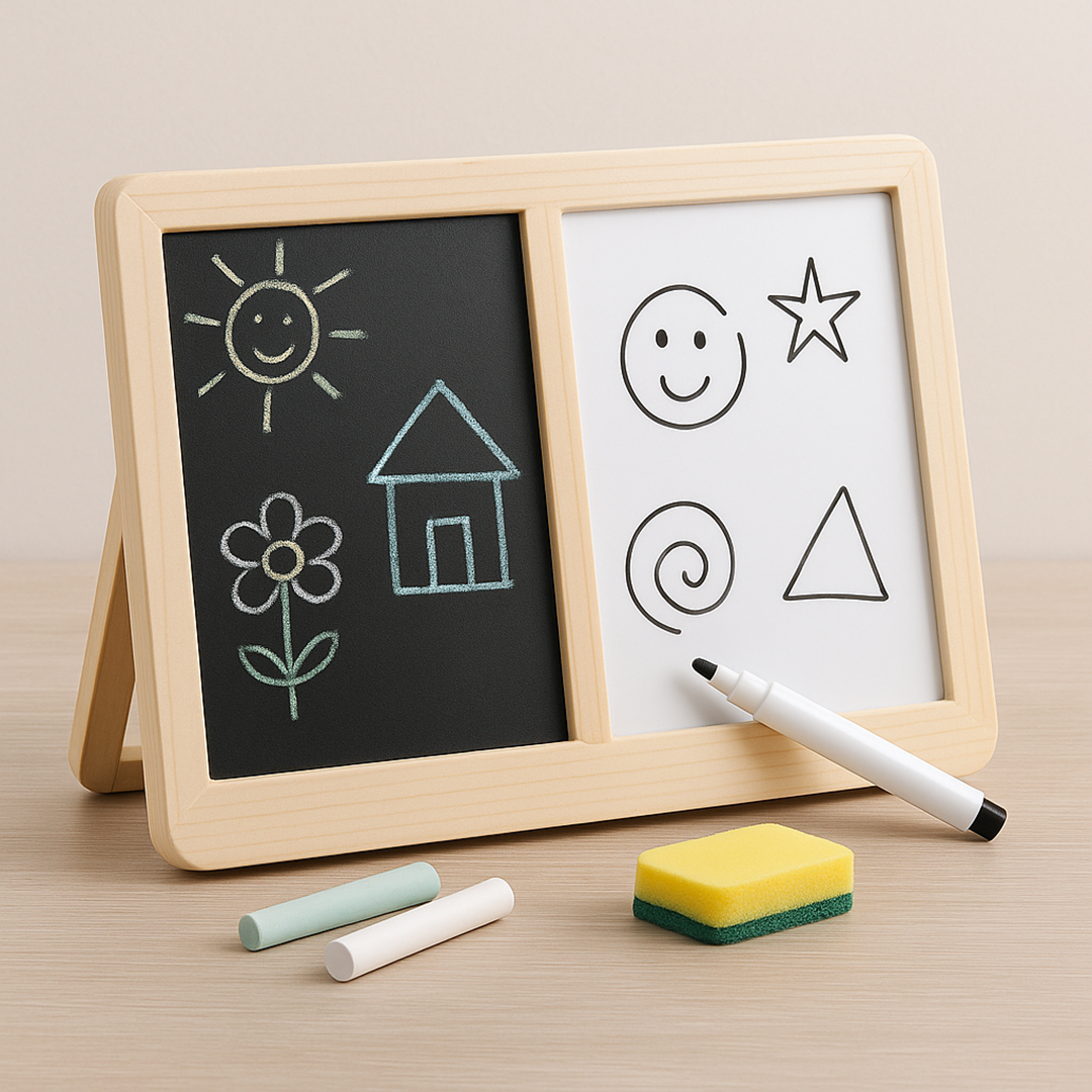 Tablica do Rysowania dla Maluchów – Dwustronna Tablica Kredowa i Biała