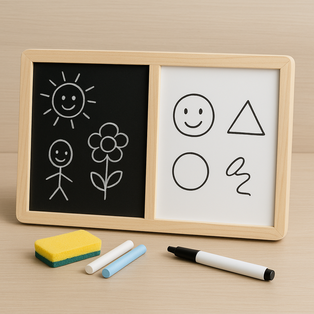 Tablica do Rysowania dla Maluchów – Dwustronna Tablica Kredowa i Biała