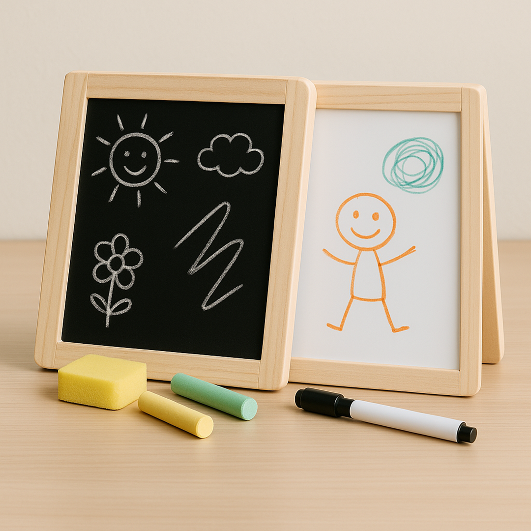 Tablica do Rysowania dla Maluchów – Dwustronna Tablica Kredowa i Biała