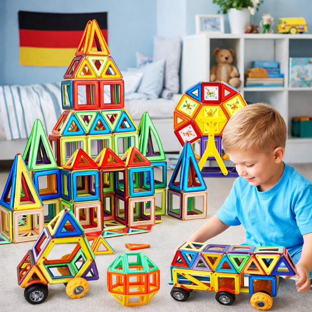 Magnetyczne klocki – Rozwijaj swoją kreatywność dzięki płytkom konstrukcyjnym