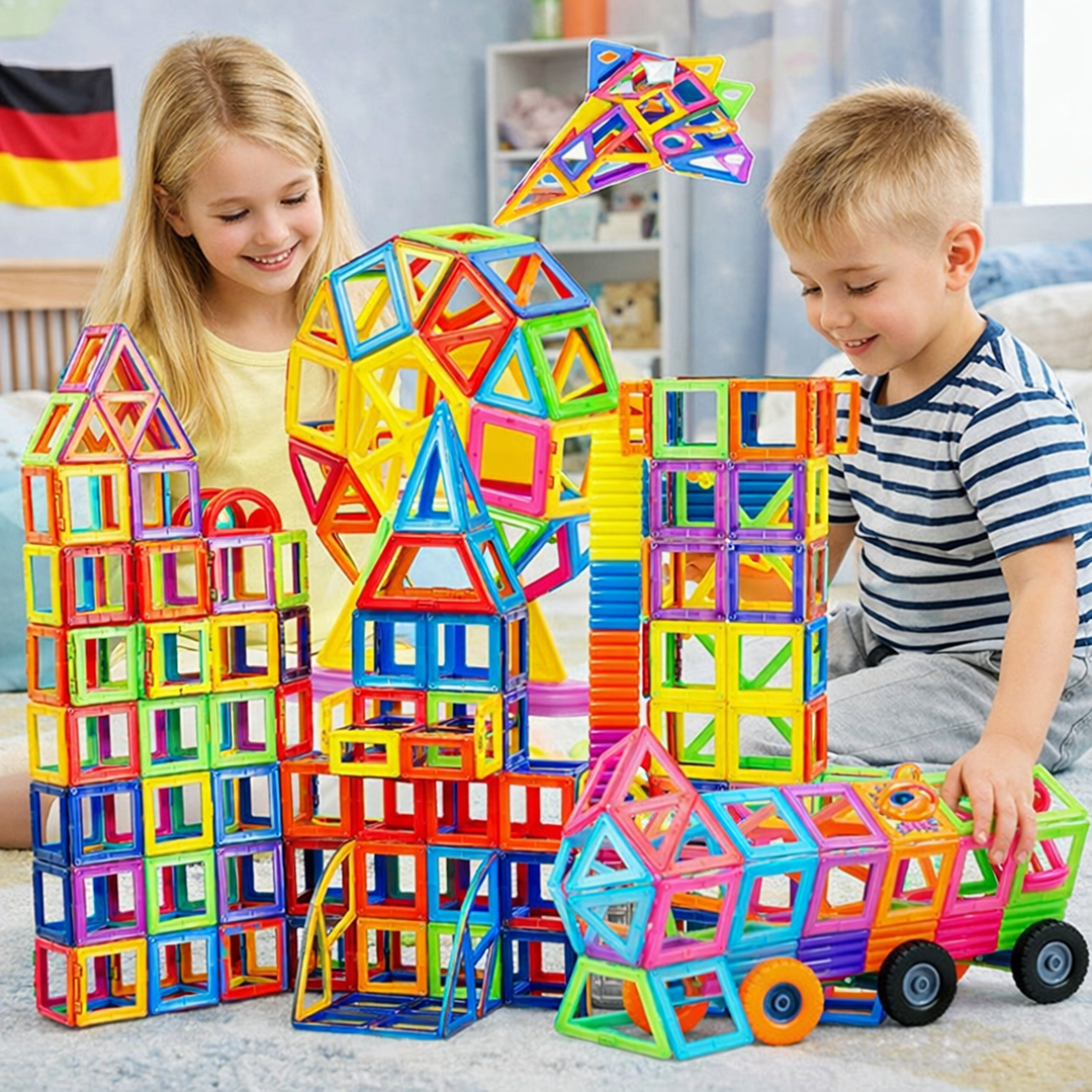 Magnetyczne klocki – Rozwijaj swoją kreatywność dzięki płytkom konstrukcyjnym