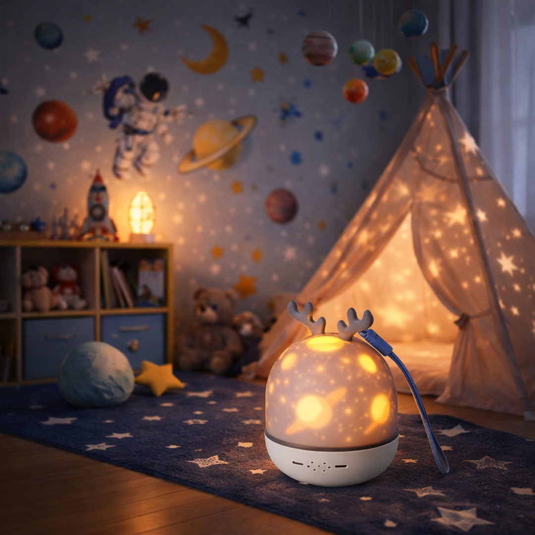 Projektor gwiazd Galaxy – Relaksujące nocne światło zapewniające spokojny sen