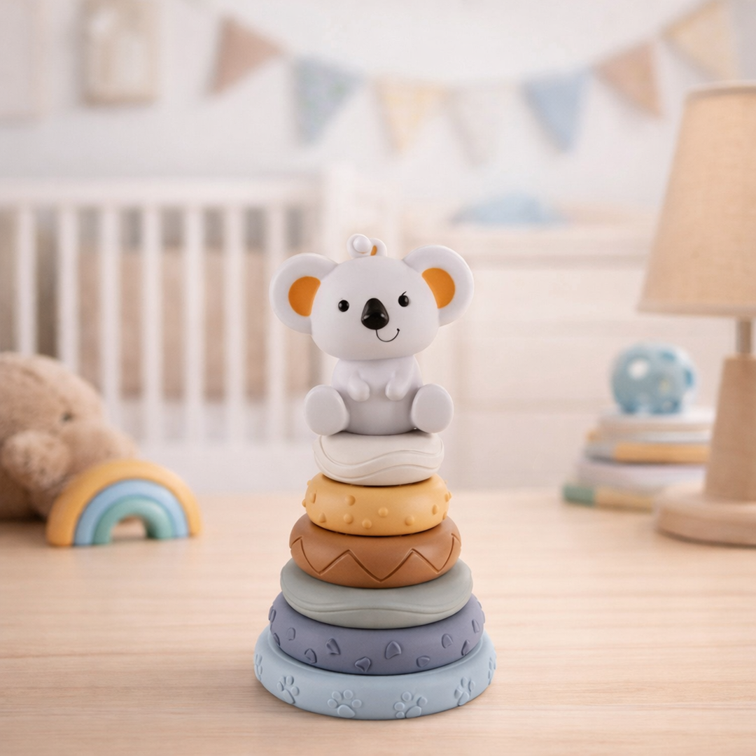 Bezpieczne dla zębów klocki do układania – Gryzak dla niemowląt