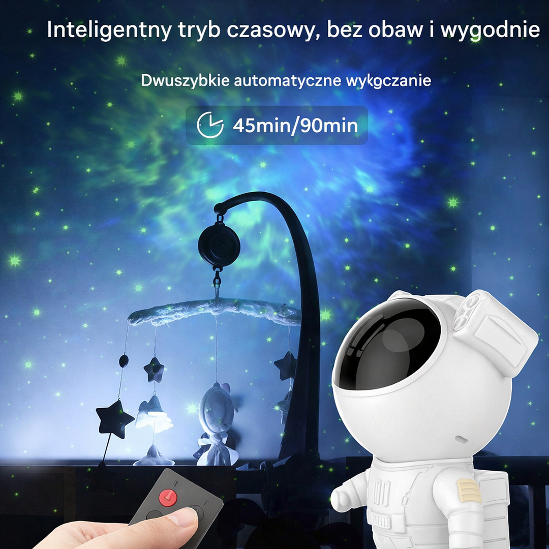 Projektor Gwiazd Lampka – Uspokajająca Zabawa na Dobranoc dla Dzieci