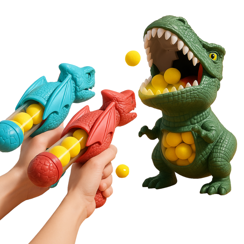 Dinosaure qui tire – jeu d'adresse de tir pour enfants