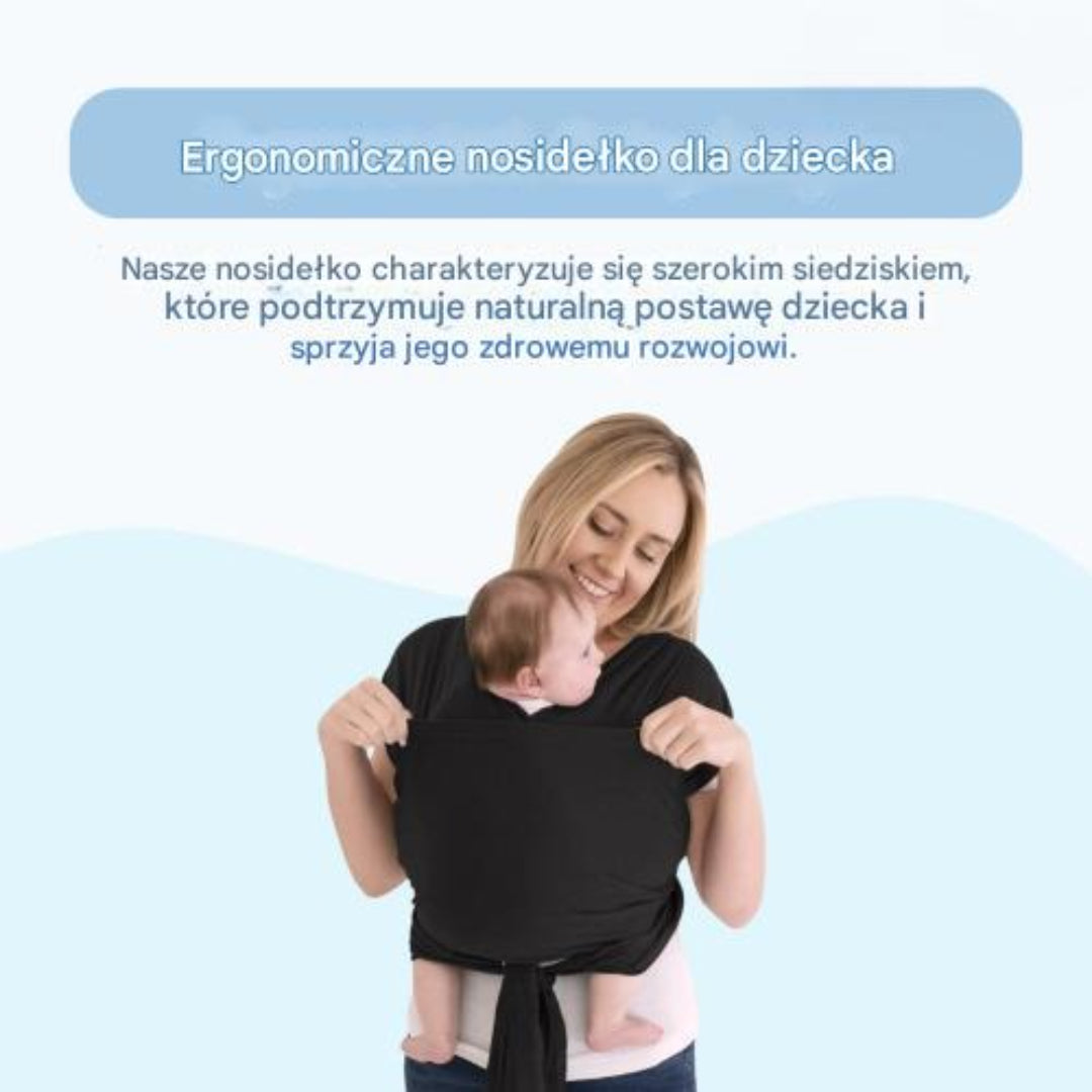 Chusta do noszenia niemowląt, ergonomiczny design