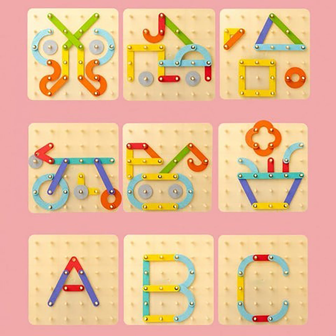 Puzzle Tableau Montessori – Pensée Créative et Jeu pour Enfants