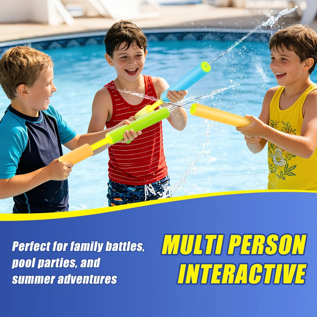 Zestaw spryskiwaczy wodnych, 4 szt. rozciągliwych rurek do zabawy wodą na świeżym powietrzu