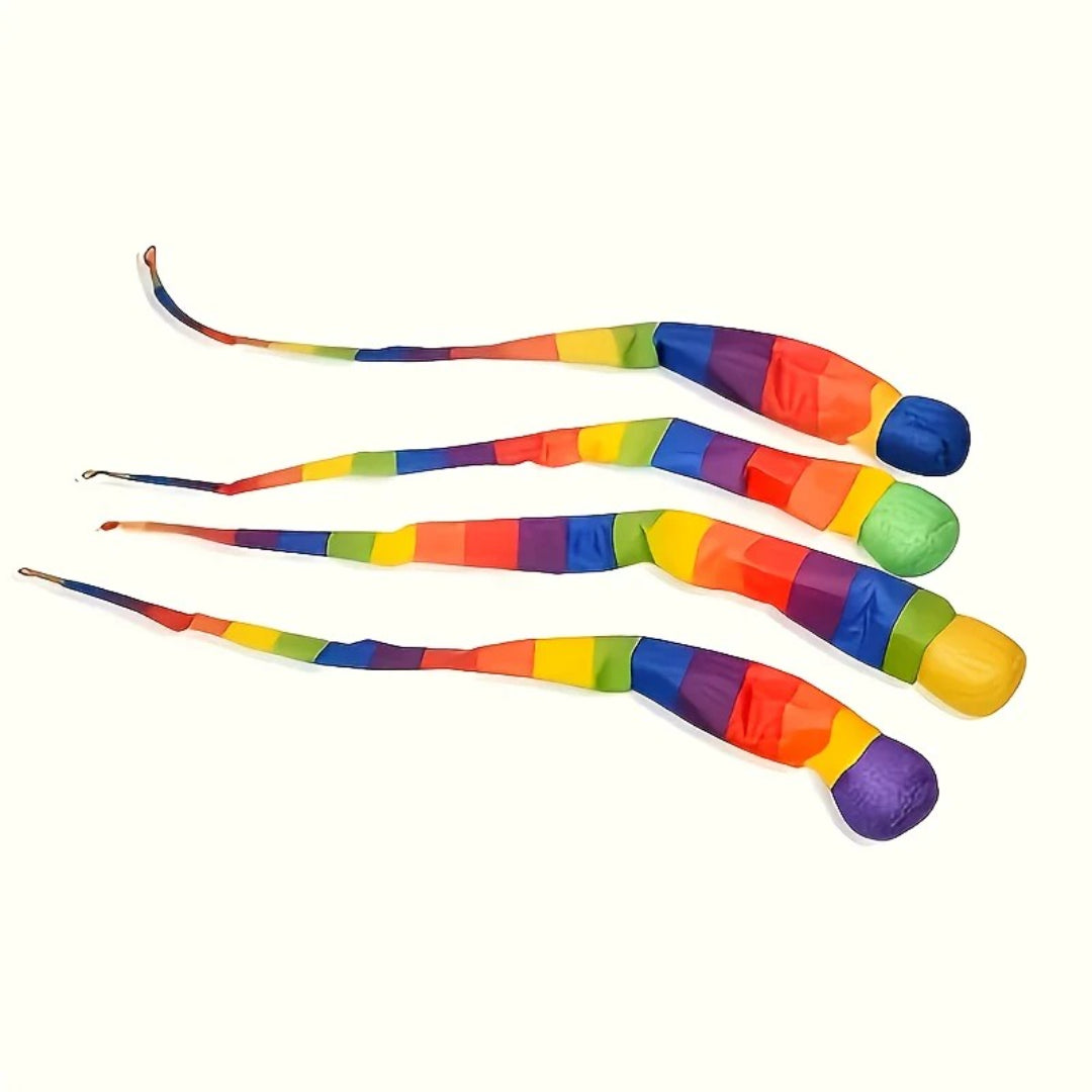 Piłka do rzucania i łapania, piankowa zabawka z tęczowym ogonem na plac zabaw