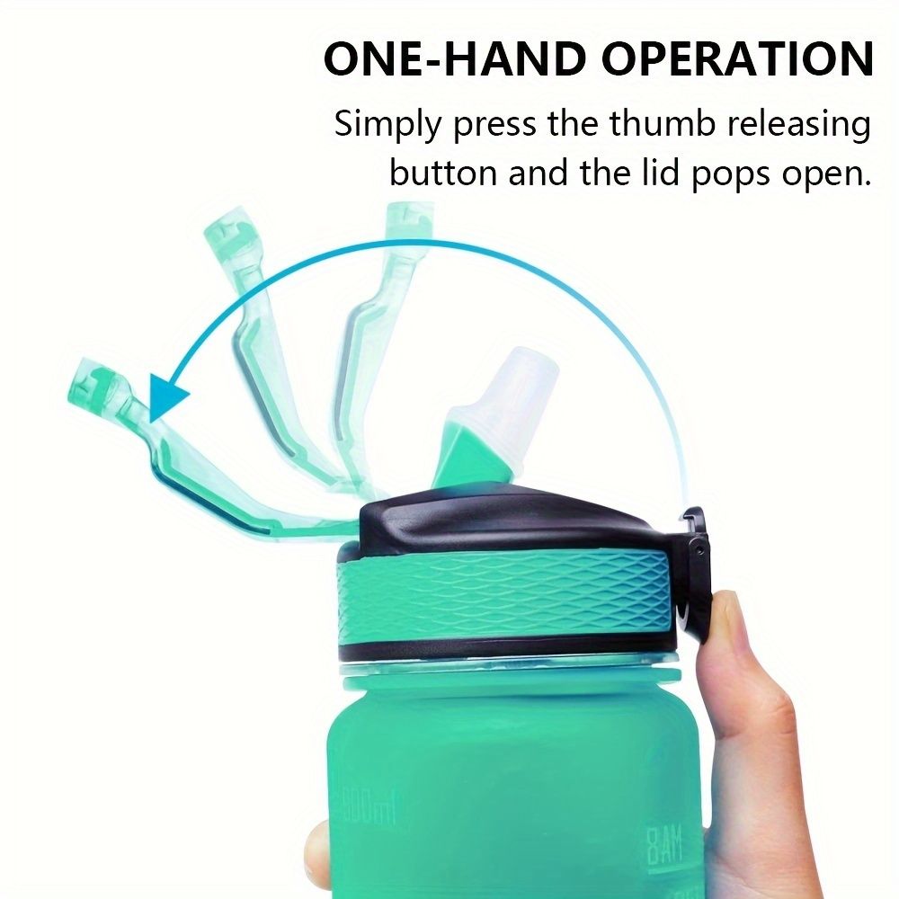Ombre-colored sports bottle for kids, perfect for school and trips
