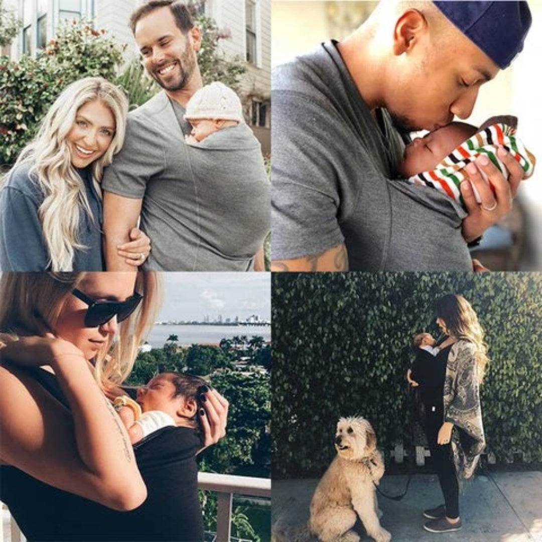 Koszulka nosidło dla niemowląt, dopasowany design