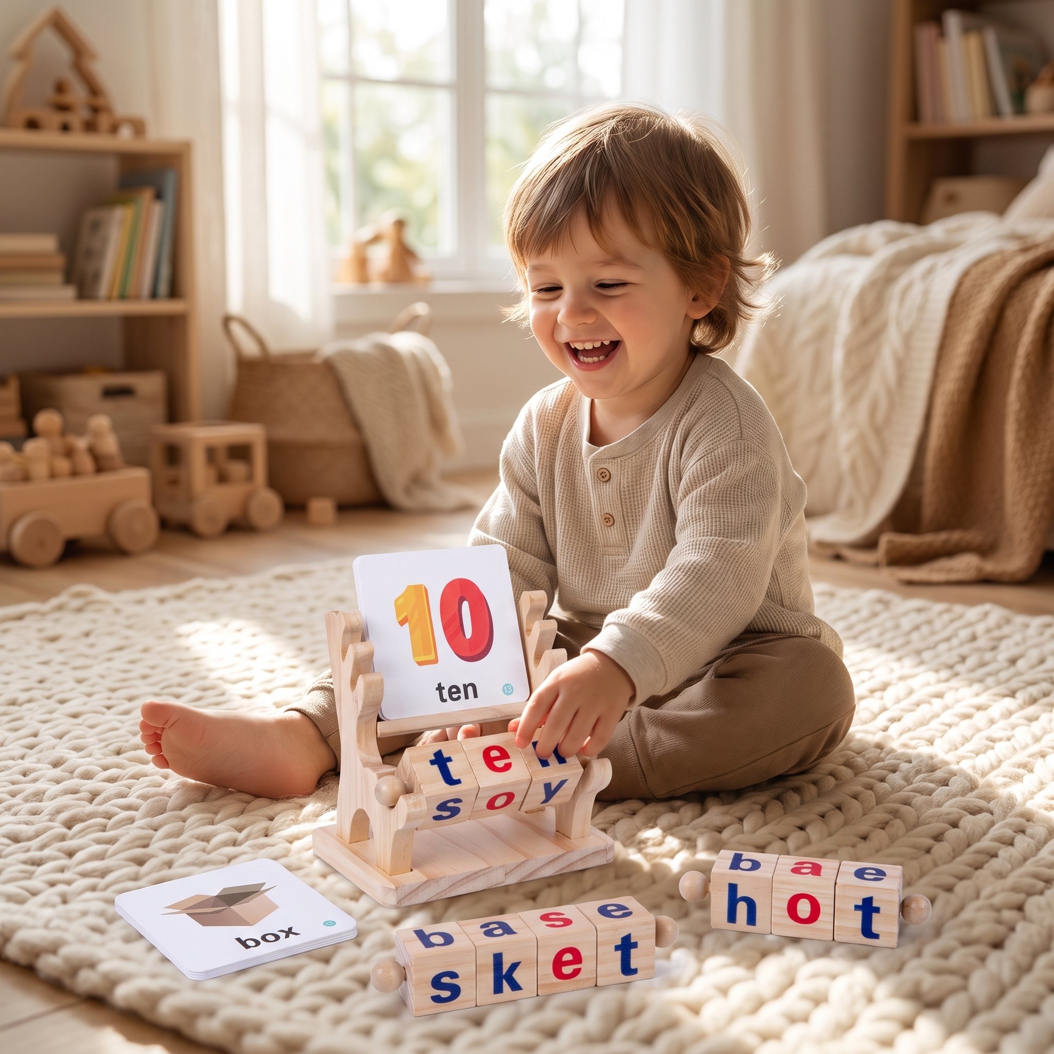 Gra do nauki literowania dla dzieci – edukacyjna zabawka Montessori