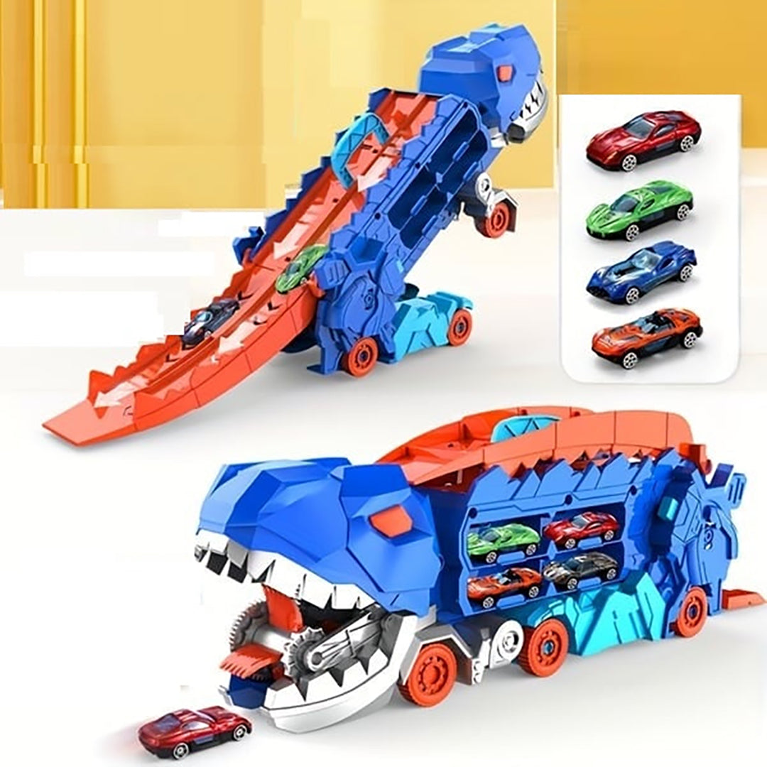 Transformująca się ciężarówka zabawka – dinozaur