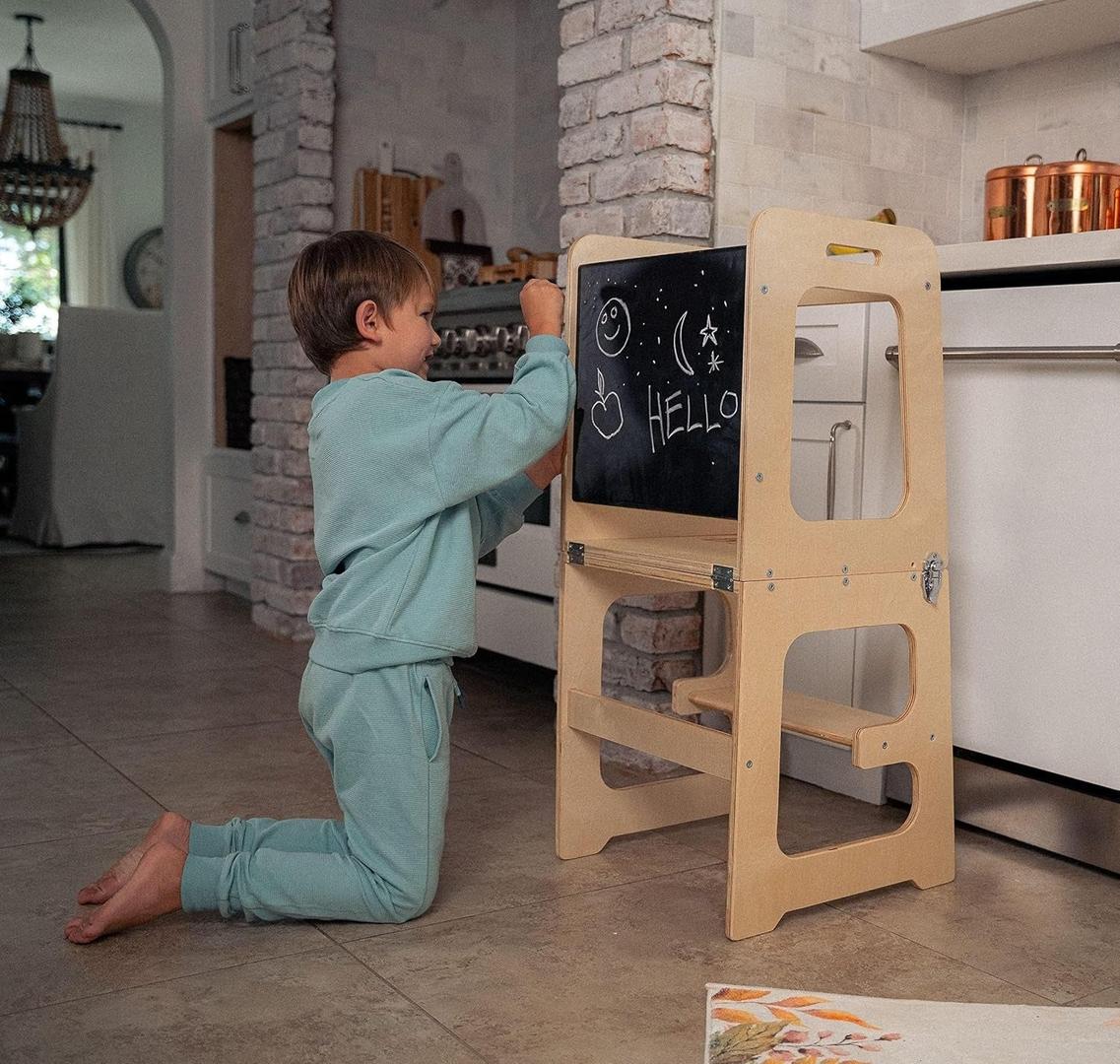 Wieża Edukacyjna 4w1 dla Maluchów – Wspinanie i Zabawa