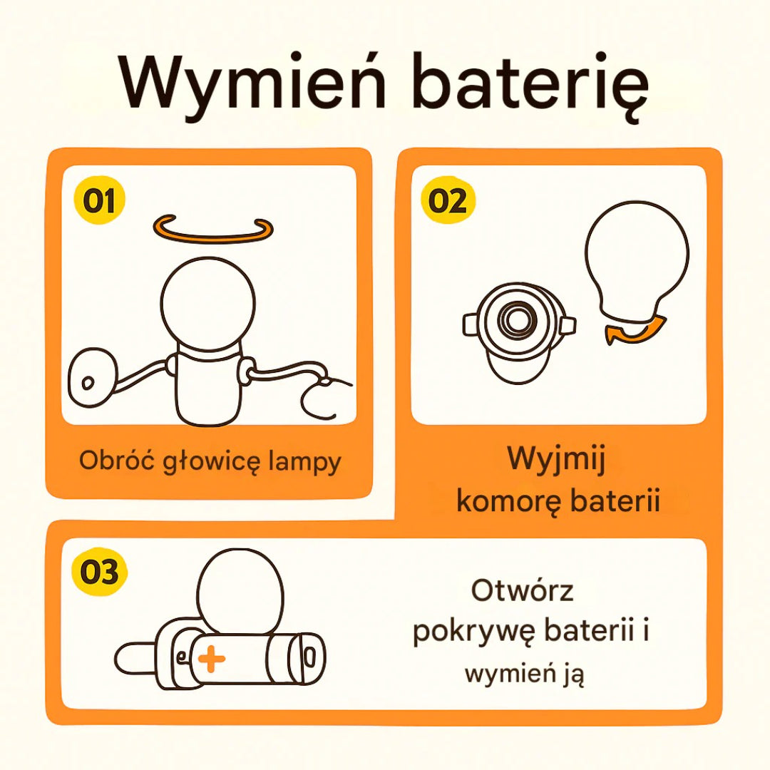 Elastyczna lampka LED na biurko, zginana lampka nocna