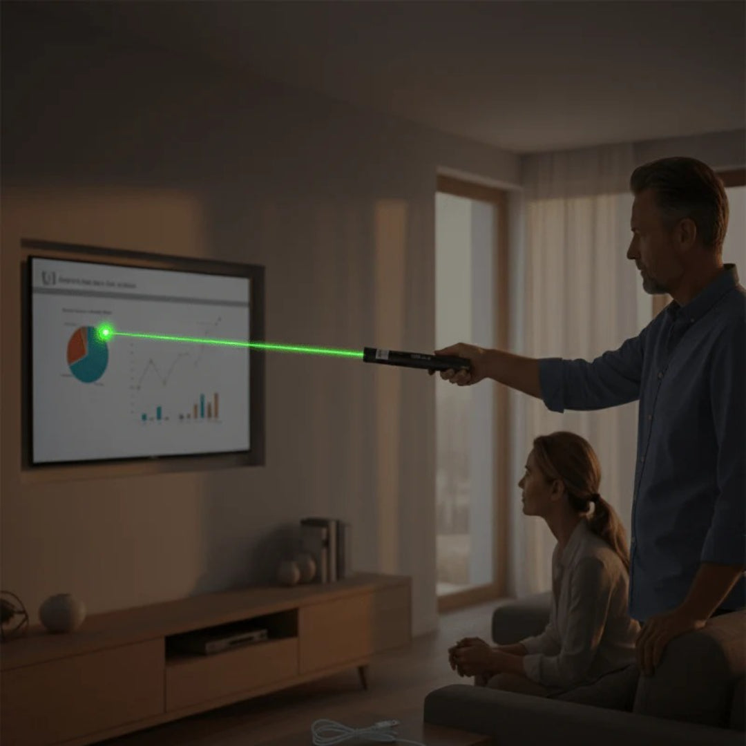Regulowany Wskaźnik Laserowy Z Ogniskowaniem – Mocna Wiązka Światła