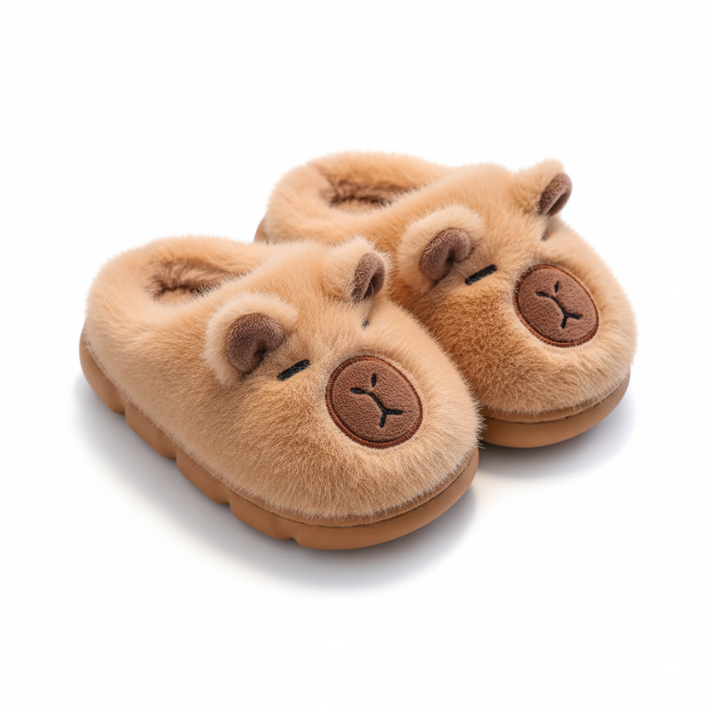 Winter shoes for children – soft, with a cute animal motif