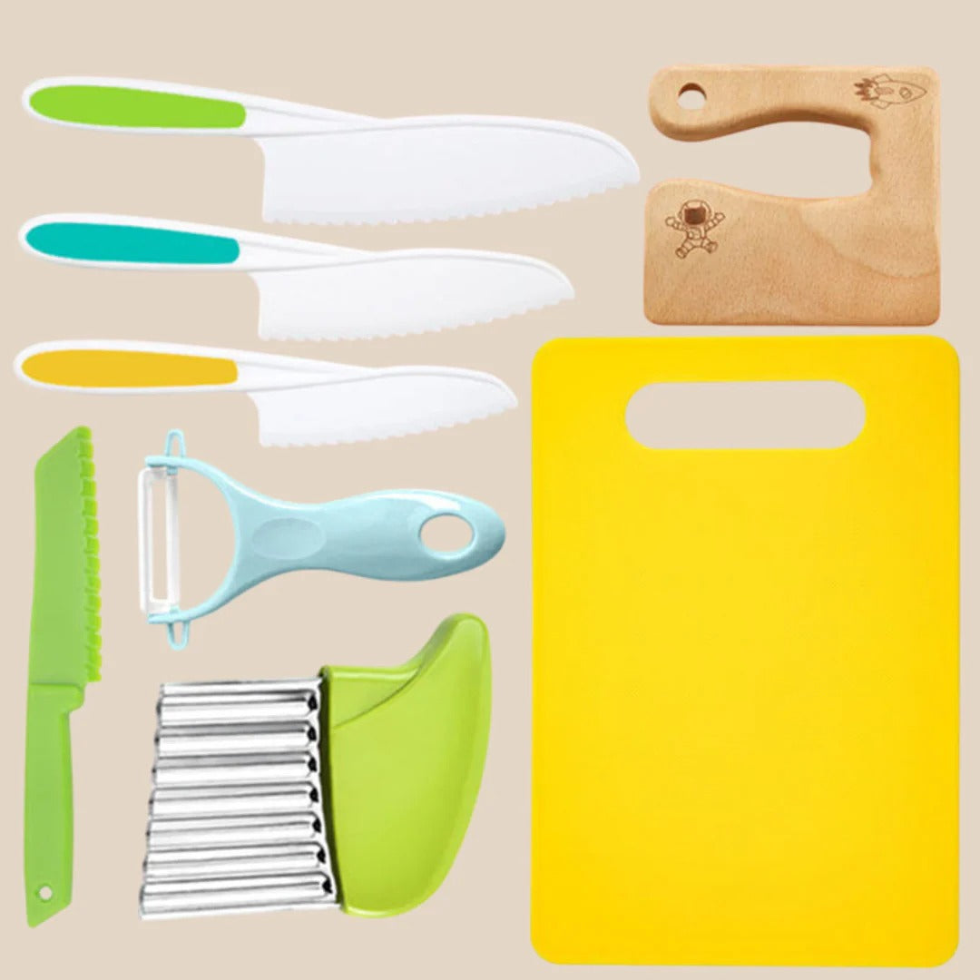 Zestaw kuchenny Mini Chef, 8-elementowa zabawka kuchenna