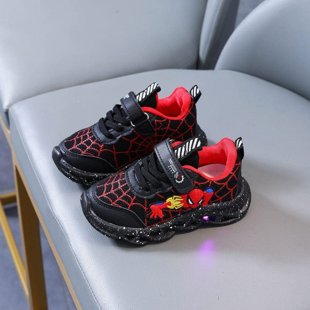 Buty świecące z nadrukiem, trampki LED dla dzieci