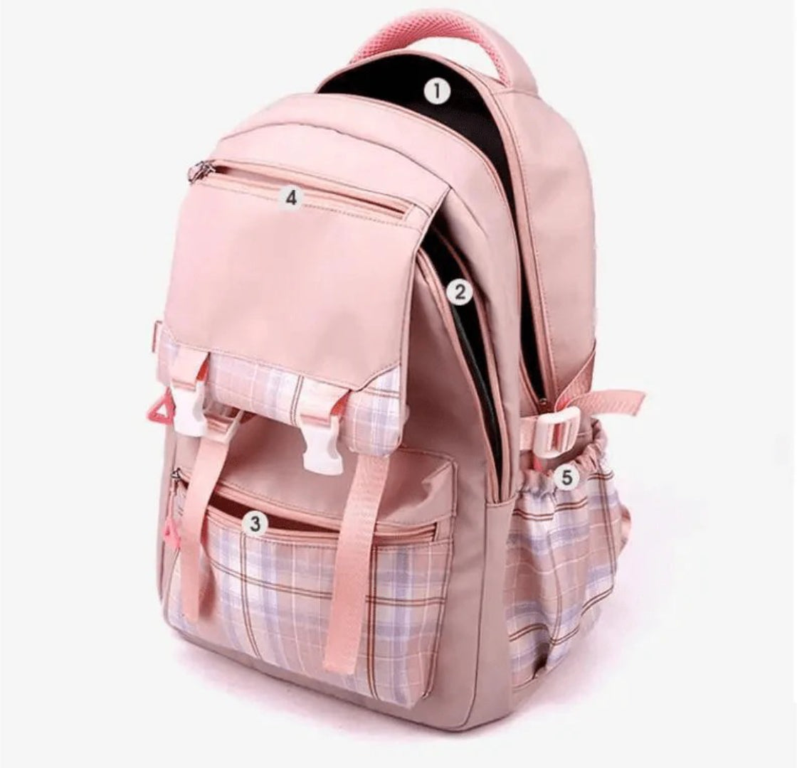 Plecak szkolny o dużej pojemności, torba Stitch