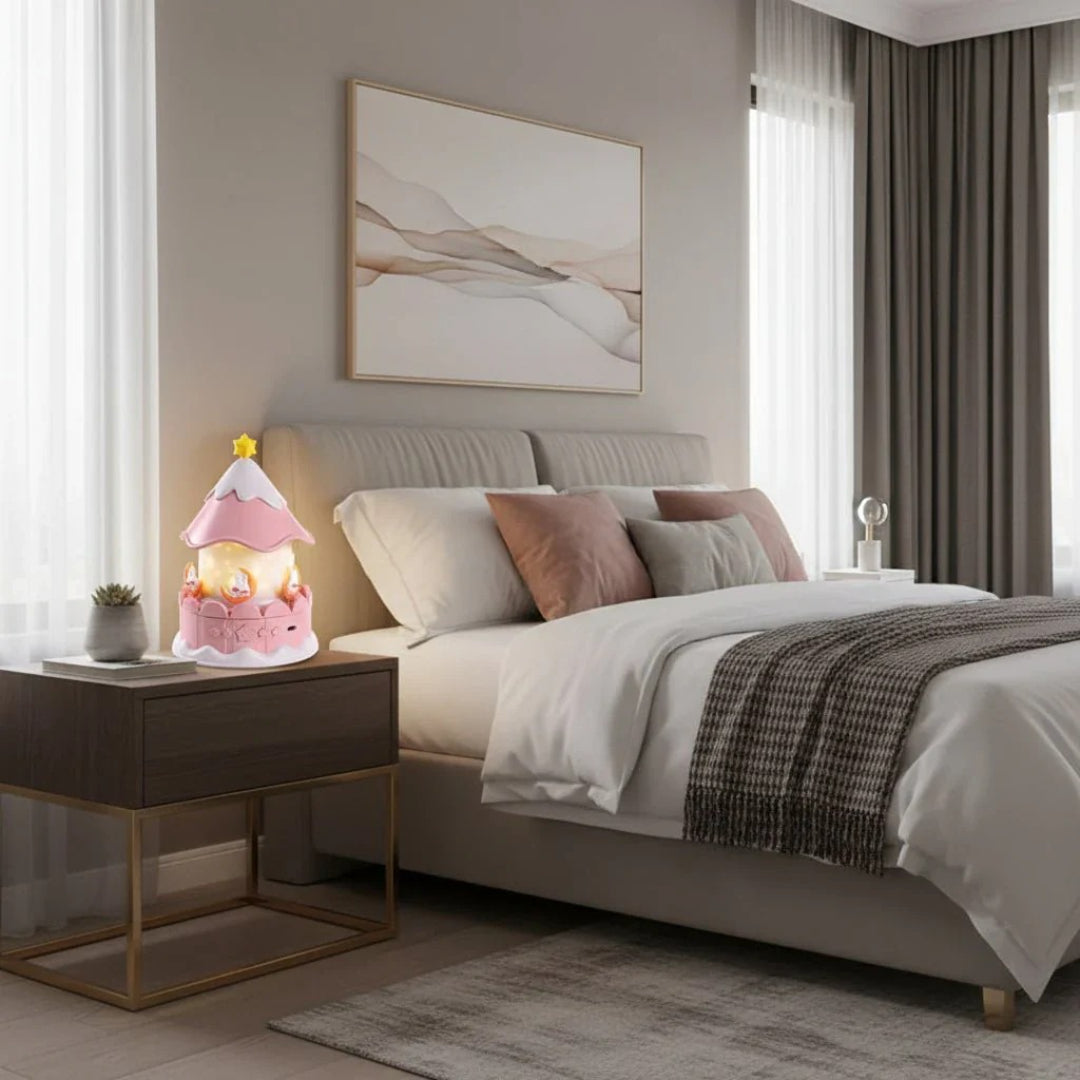 Projektor gwiazd, muzyczna lampka nocna z 12 motywami