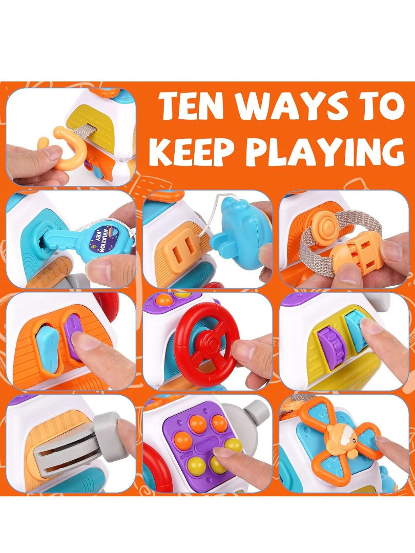 Kostka Montessori, zabawka do rozwoju motoryki BPA-free