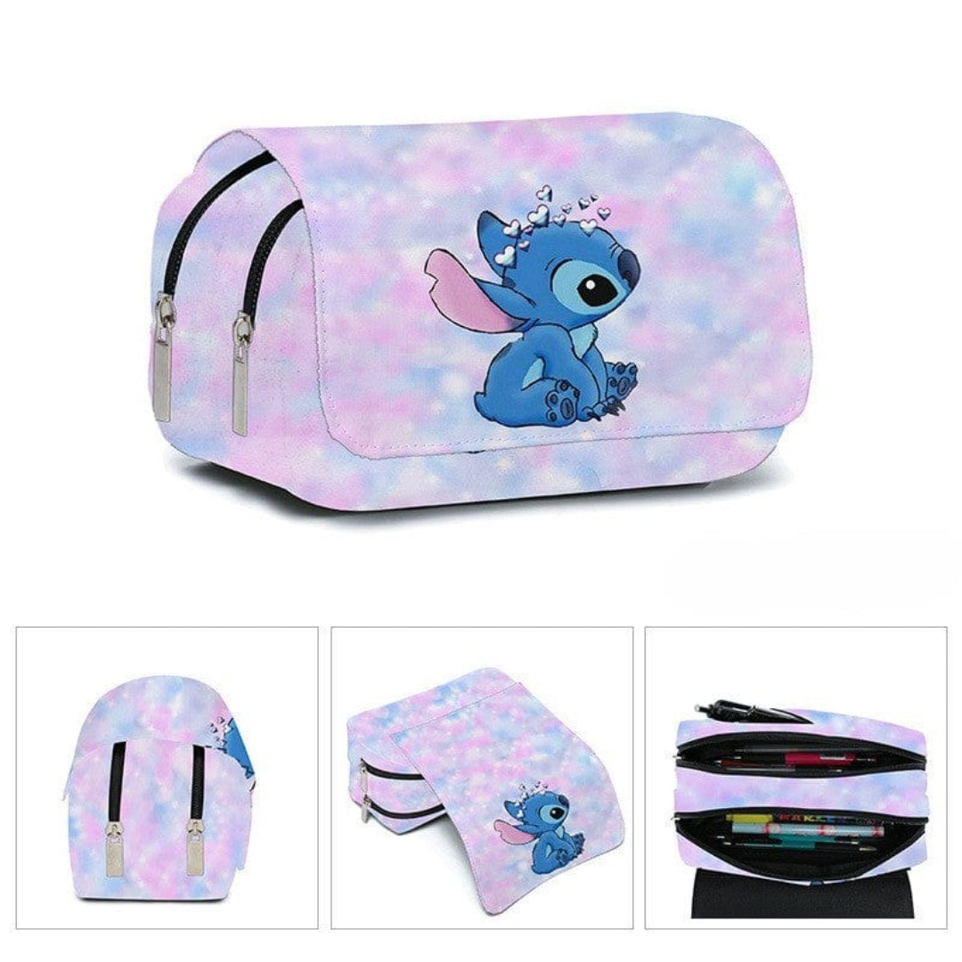 Piórnik z klapką, design Stitch