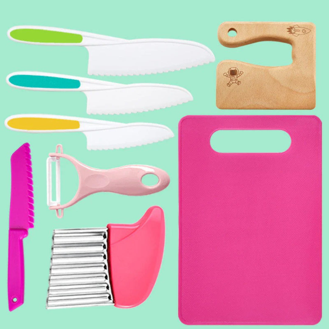 Zestaw kuchenny Mini Chef, 8-elementowa zabawka kuchenna