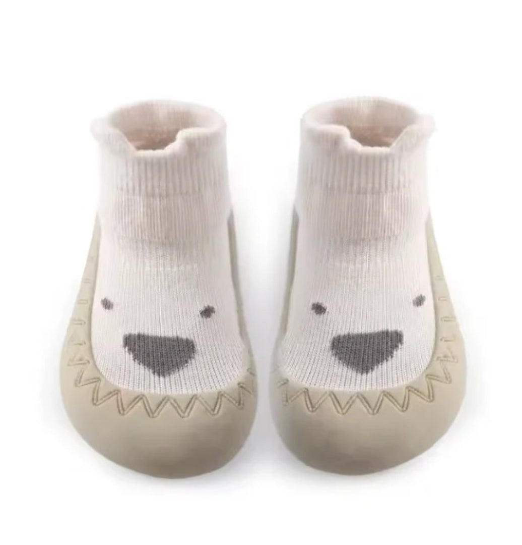 Botki dla niemowląt do pierwszych kroków, antypoślizgowa podeszwa