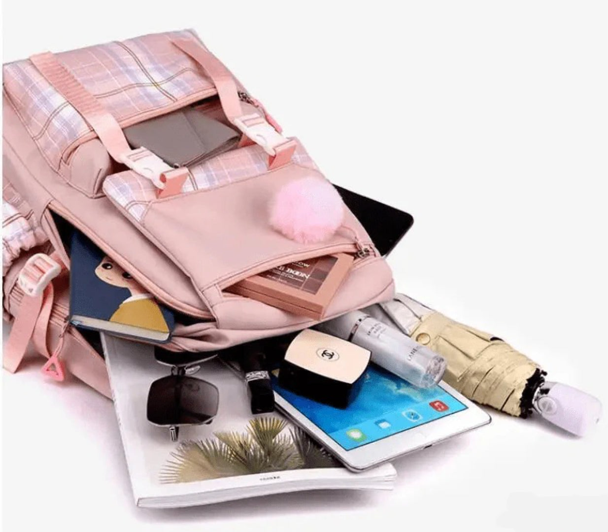 Plecak szkolny o dużej pojemności, torba Stitch