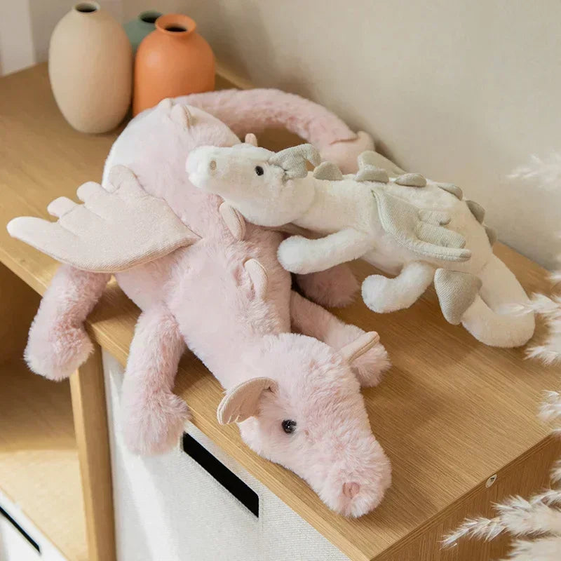 Dragon en peluche à câliner – peluche douce disponible en plusieurs tailles
