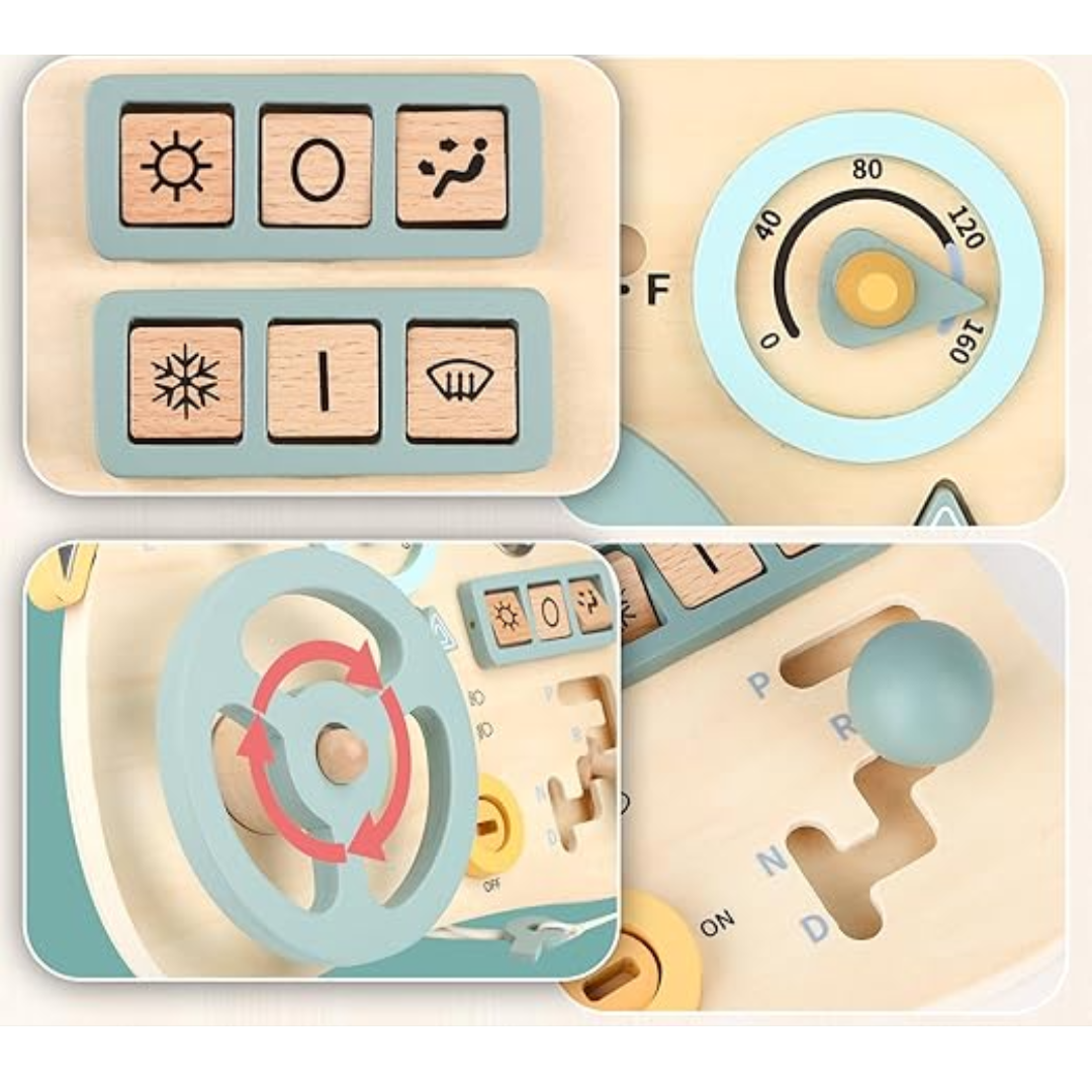 Drewniana Zabawka Sensoryczna – Wczesny Rozwój dla Niemowląt