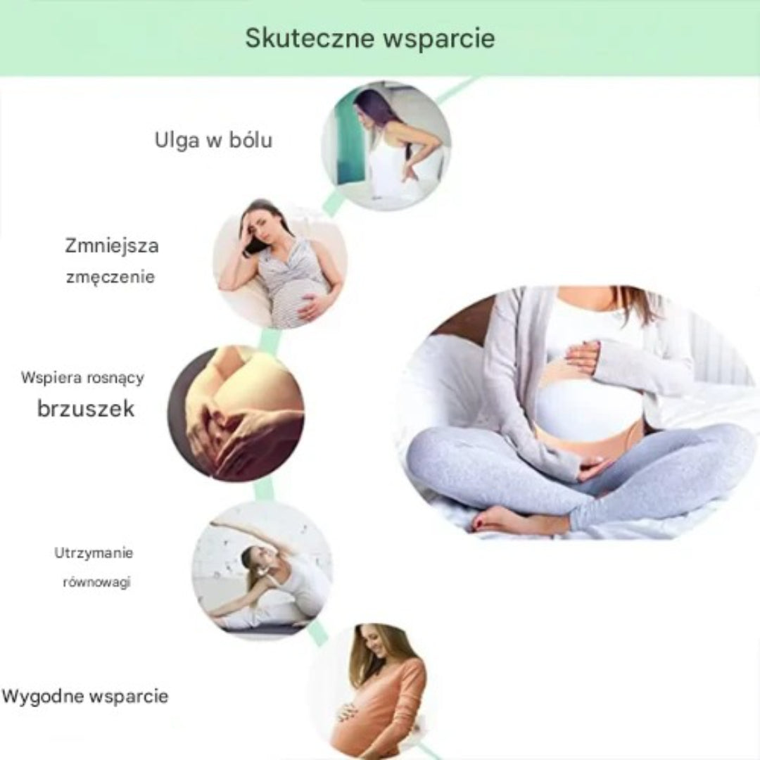 Pas ciążowy 3w1, wsparcie pleców w ciąży i po porodzie