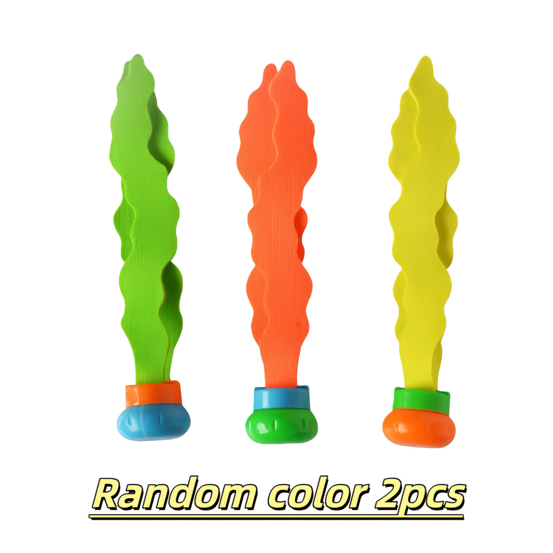 Zestaw zabawek do nurkowania w basenie, gra w rzucanie wodnych roślin