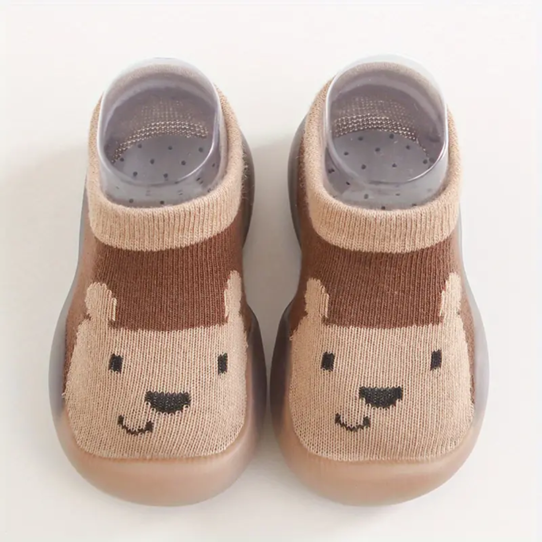 First step shoes, soft flexible non-slip sole