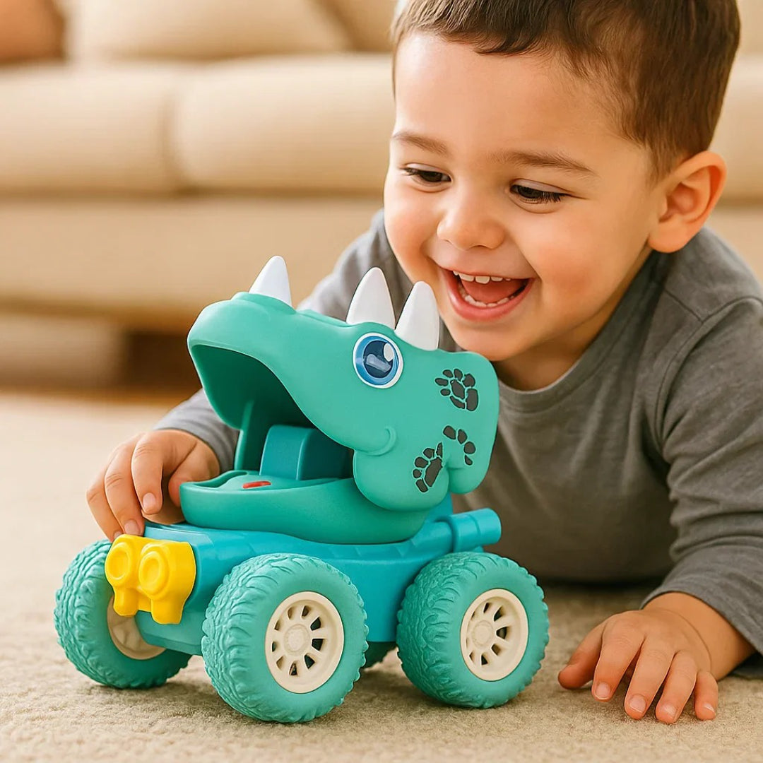 Samochód dinozaur monster truck, napęd cierny