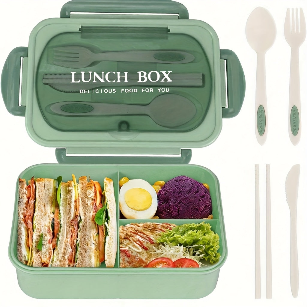 Lunchbox for children with compartments, available in 3 colors