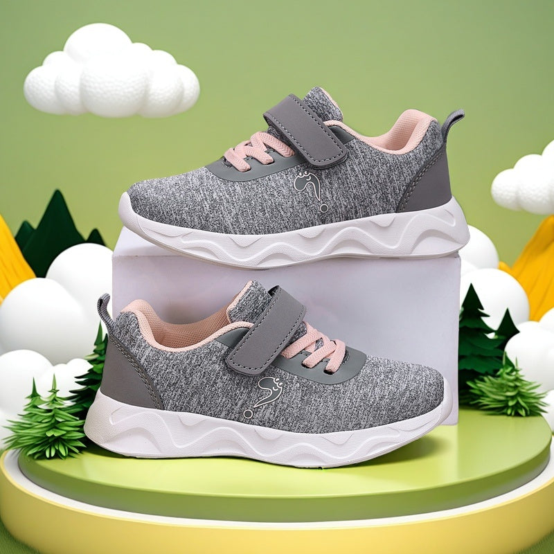 Sportowe buty dla dziewczynek, stylowy campus design, oddychające