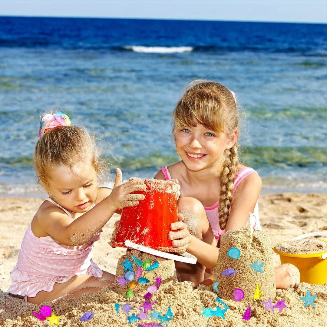 Zestaw klejnotów z motywem zwierząt oceanicznych, 40 szt. akrylowych klejnotów do zabawy w poszukiwanie skarbów