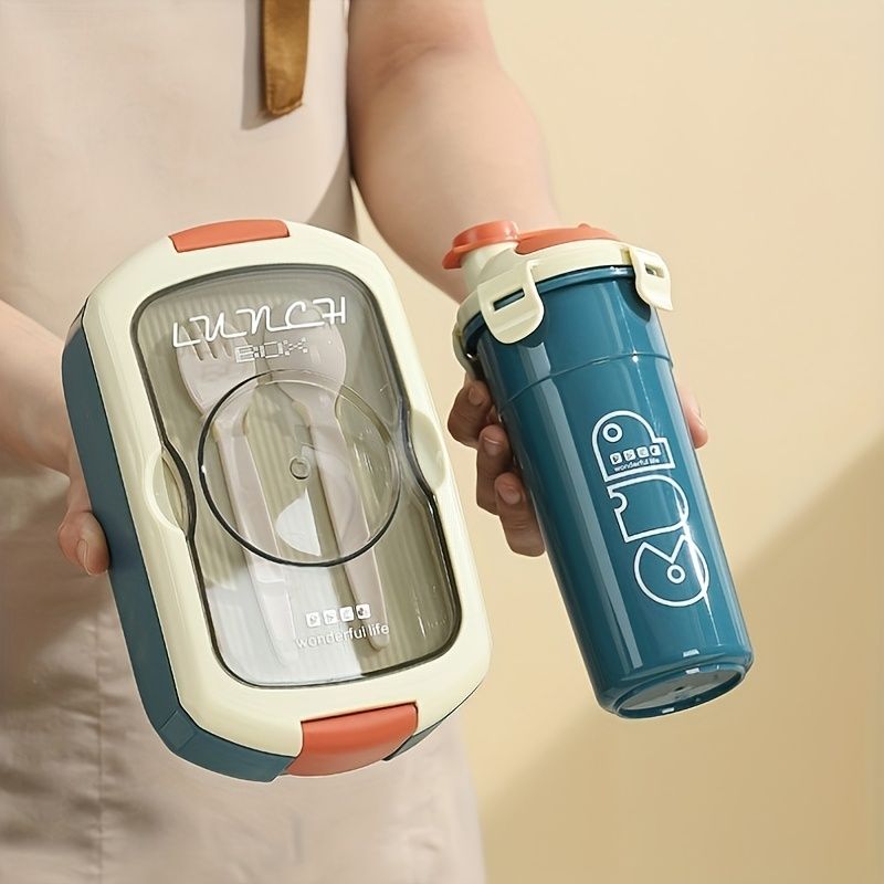 Ensemble lunchbox + tasse à soupe pour enfants, pour la rentrée scolaire