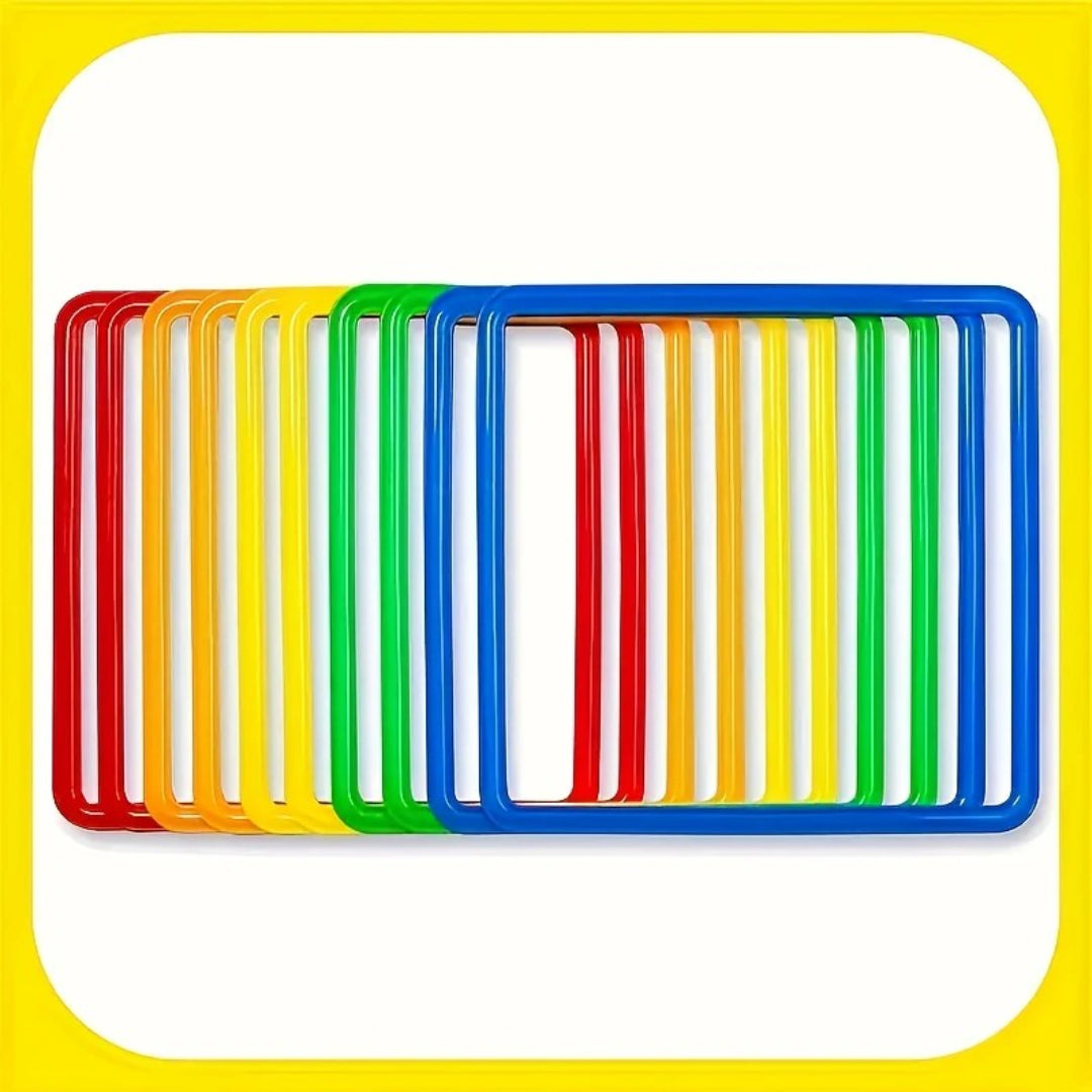 Zestaw sensorycznej gry skakania, 10 szt. kolorowej gry zręcznościowej do treningu na świeżym powietrzu