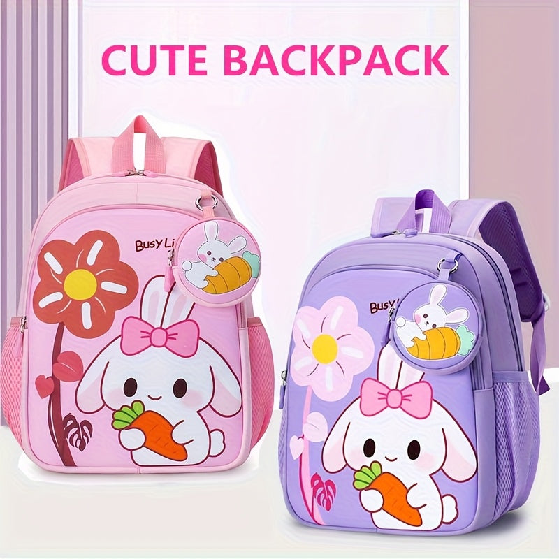 Preschool backpack for children aged 3-6 years, princess or rabbit/truck design