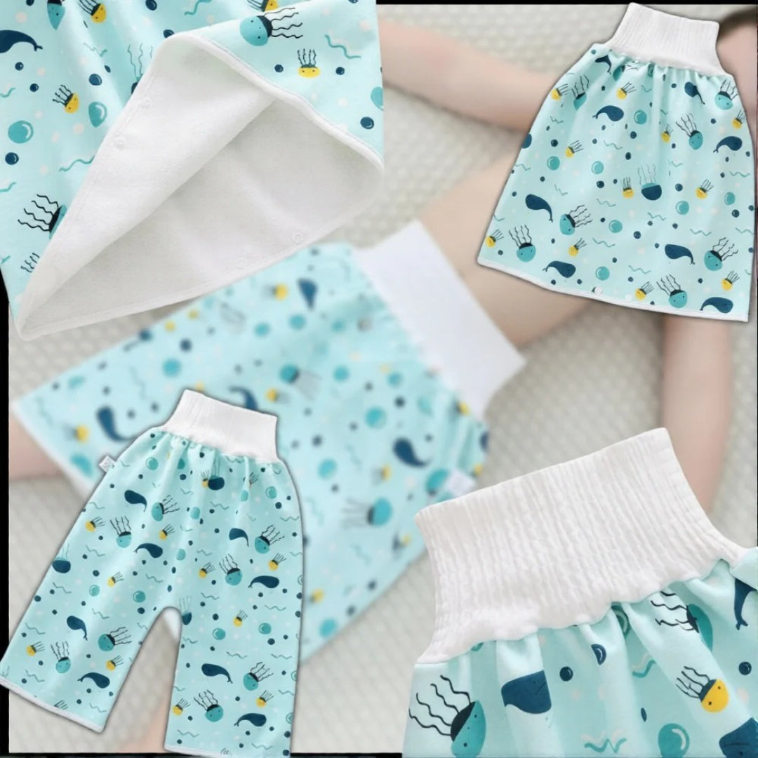 Wielorazowe spodnie na nocne moczenie, Konstrukcja zapobiegająca przeciekaniu