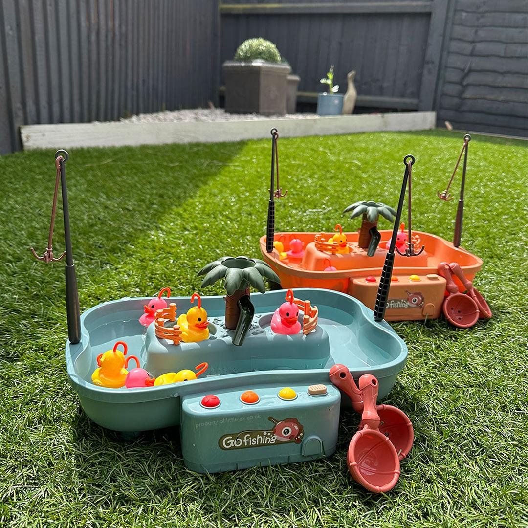 Gra w łowienie kaczek, zestaw wodny rozwijający motorykę