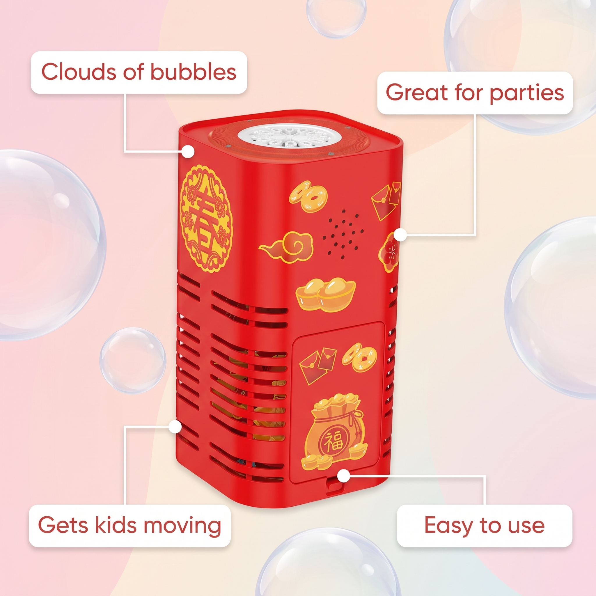 Bubble machine for kids – colorful fun outdoors