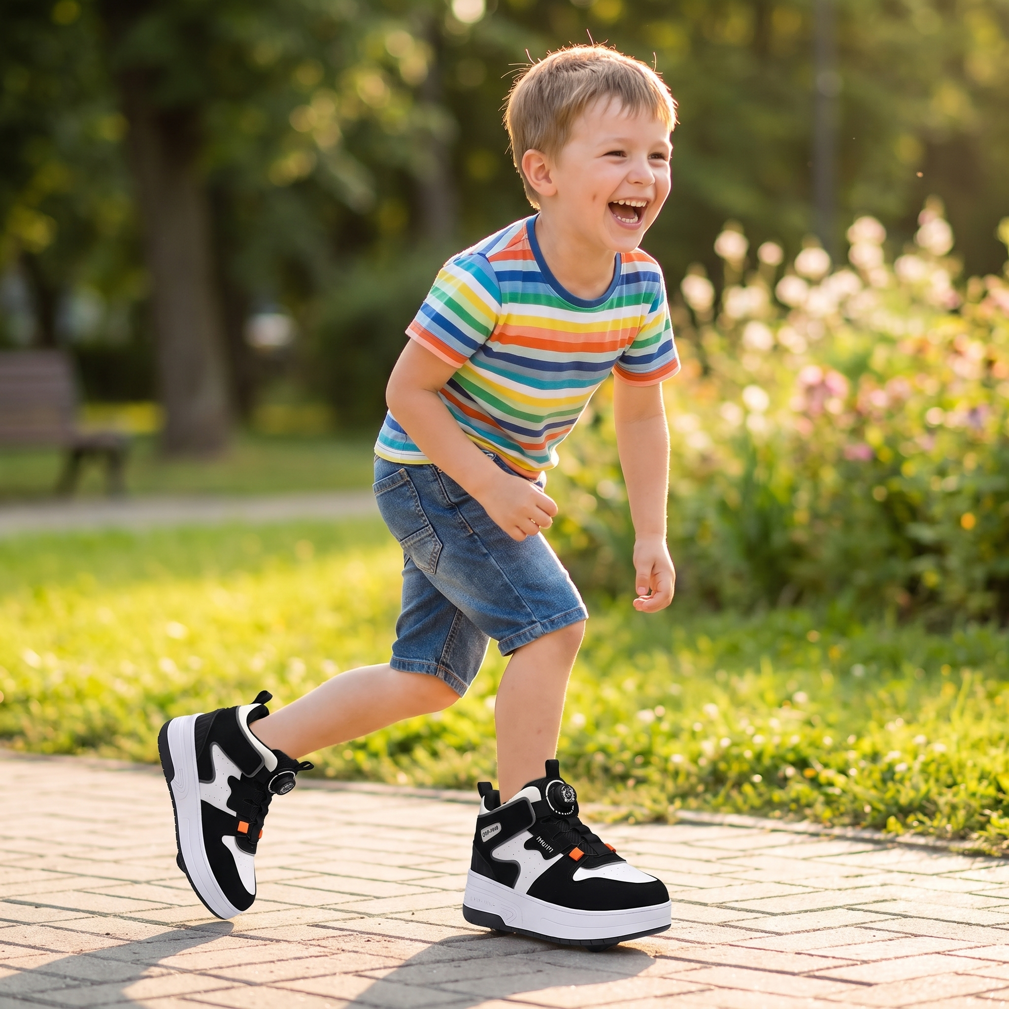Regulowane sneakersy dla dzieci – rosną razem ze stopą