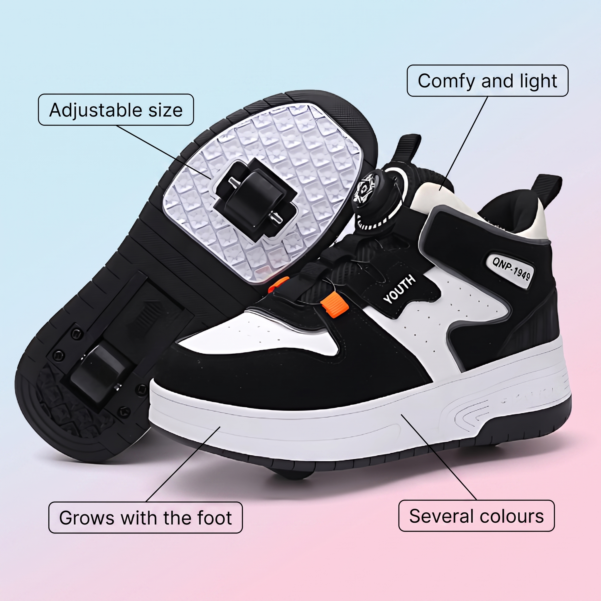Regulowane sneakersy dla dzieci – rosną razem ze stopą